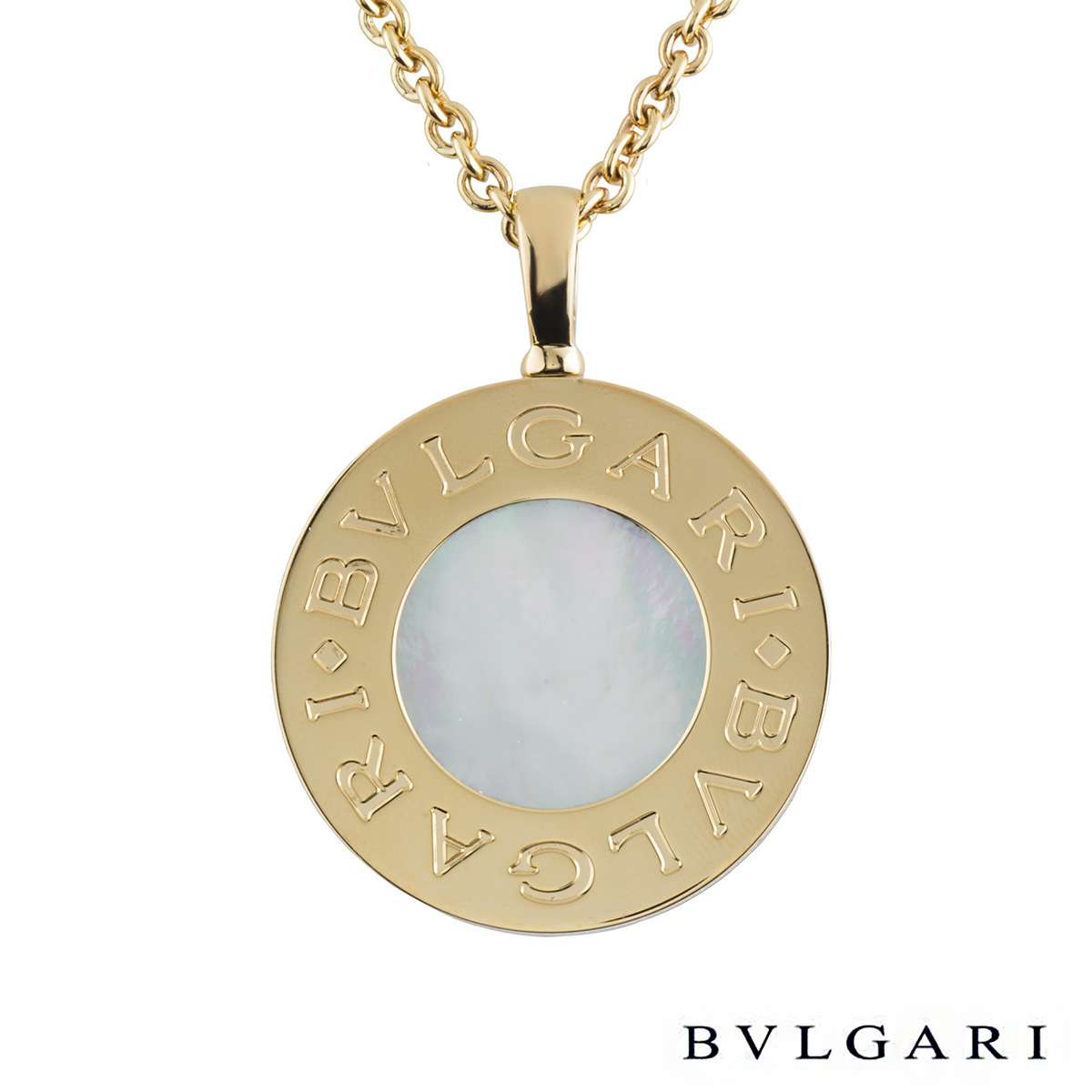 bvlgari stainless steel necklace